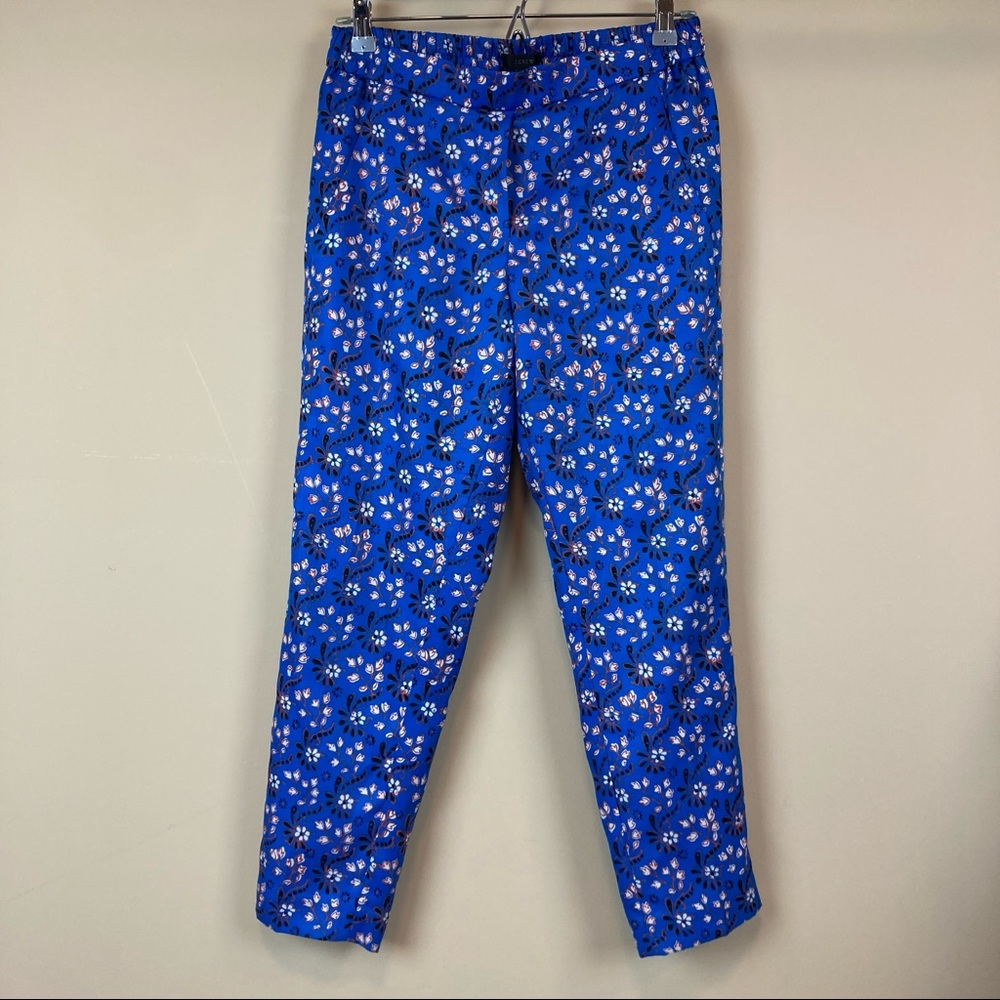 J. Crew Easy Pull On Print Pants Women’s Size 4P